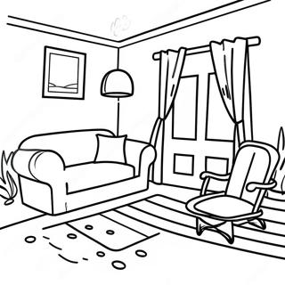 Cozy Welcome Home Coloring Page 2523-2054