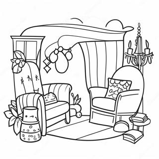 Cozy Welcome Home Coloring Page 2523-2055