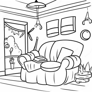 Cozy Welcome Home Coloring Page 2523-2056