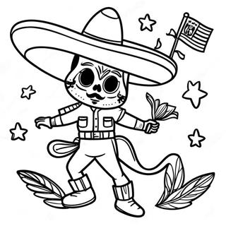 Mexican Independence Day Coloring Pages