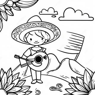 Mexican Independence Day Coloring Page 25245-23086