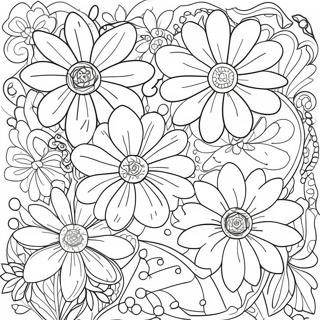 Stress Relief - Adult Flowers Coloring Pages