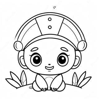 Ni Hao Kai Lan Coloring Page 25265-23103