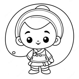 Ni Hao Kai Lan Coloring Page 25265-23104