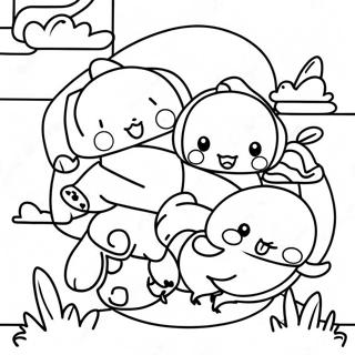 Kai Lan And Friends Adventure Coloring Page 25266-23105