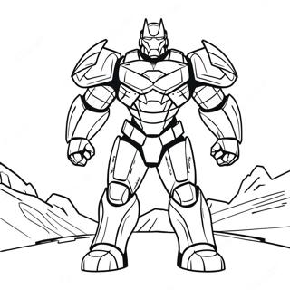 Fierce War Machine Coloring Page 25276-23115