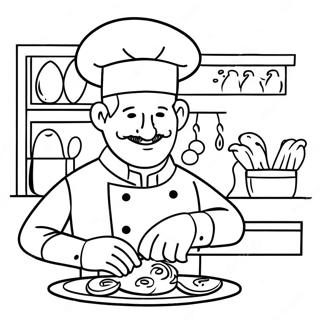 Chef Coloring Page 25285-23118