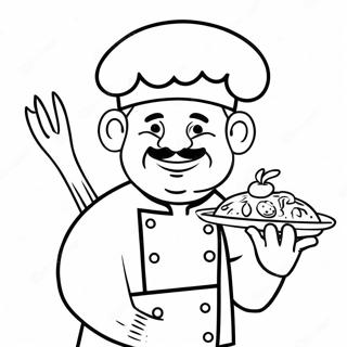 Chef Coloring Page 25285-23119