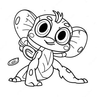 Flik And Atta Adventure Coloring Page 25316-23145