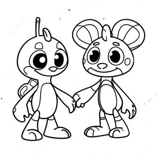 Flik And Atta Adventure Coloring Page 25316-23146