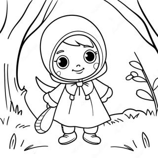 Little Red Riding Hood Coloring Page 25335-23158