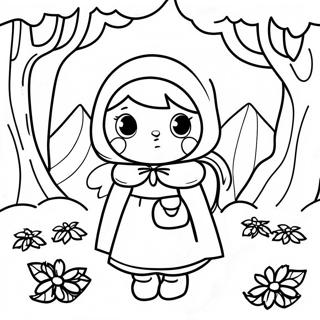 Little Red Riding Hood Coloring Page 25335-23159