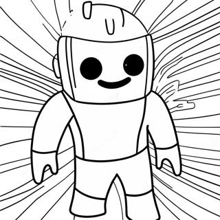 Roblox Bacon Character Coloring Page 25345-23166