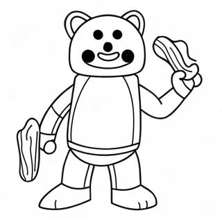 Roblox Bacon Character Coloring Page 25345-23168