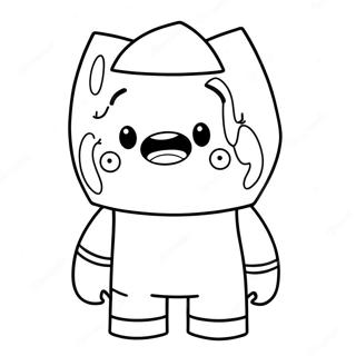 Funny Roblox Bacon Avatar Coloring Page 25346-23170