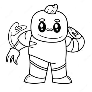 Funny Roblox Bacon Avatar Coloring Page 25346-23171