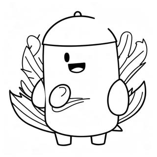 Funny Roblox Bacon Avatar Coloring Page 25346-23172