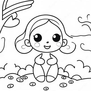 Happiness Coloring Page 25375-23190