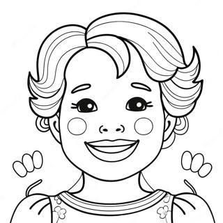 Happiness Coloring Page 25375-23192