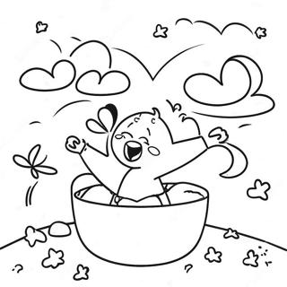 Happiness Coloring Page 25375-23378