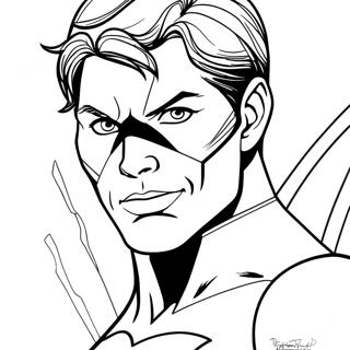 Nightwing In Action Coloring Page 25396-23211