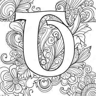 Letter Q Coloring Page 25415-23222