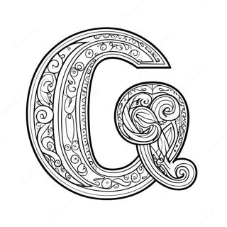 Letter Q Coloring Page 25415-23224