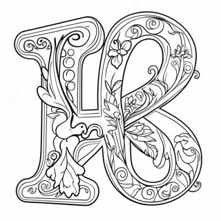 Disney Alphabet Coloring Page 25425-23230