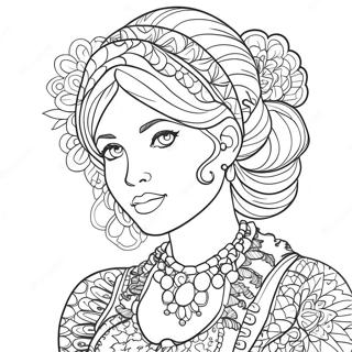 Charming Crochet Patterns Coloring Page 25436-23431