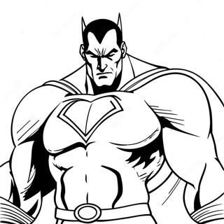 Black Adam Coloring Page 25445-23434