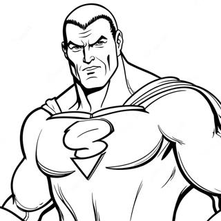 Black Adam Coloring Page 25445-23435