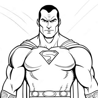 Black Adam Coloring Page 25445-23436