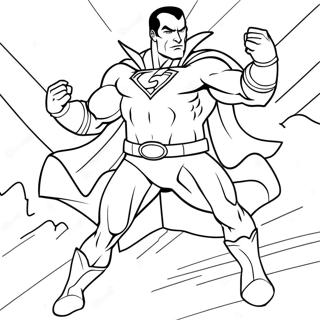 Black Adam In Action Coloring Page 25446-23249