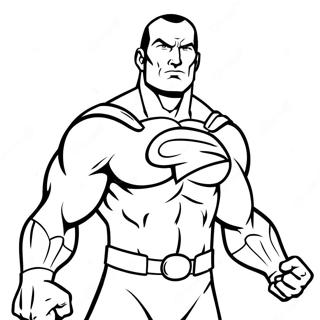 Black Adam In Action Coloring Page 25446-23250