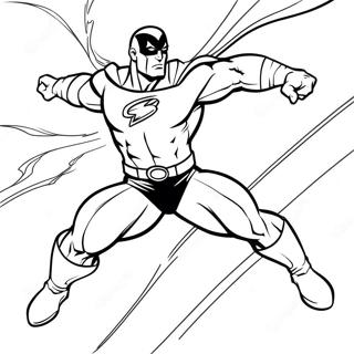 Black Adam In Action Coloring Page 25446-23251