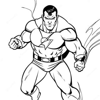 Black Adam In Action Coloring Page 25446-23252