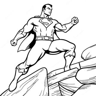 Black Adam In Action Coloring Page 25446-23438