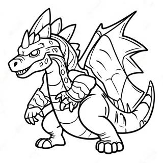 Monster Hunter Coloring Page 25455-23254