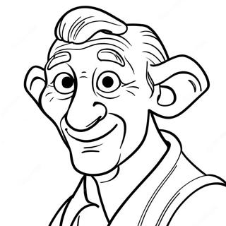 Bfg Giant Friendly Coloring Page 25466-23265