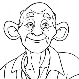 Bfg Giant Friendly Coloring Page 25466-23267