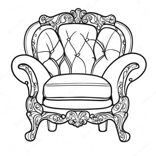 Chair Coloring Page 25495-23287