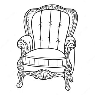 Chair Coloring Page 25495-23288