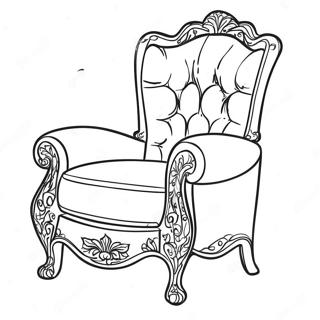 Chair Coloring Page 25495-23473