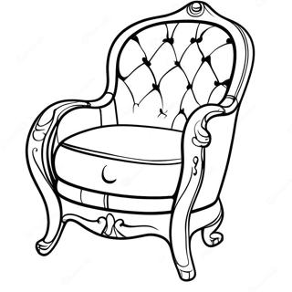 Chair Coloring Page 25495-23476