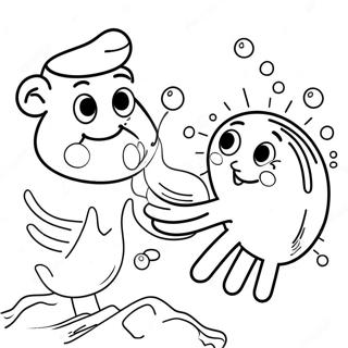 Handwashing Fun Coloring Page 25515-23302