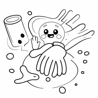 Handwashing Fun Coloring Page 25515-23303