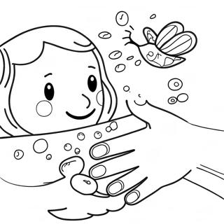 Handwashing Fun Coloring Page 25515-23491