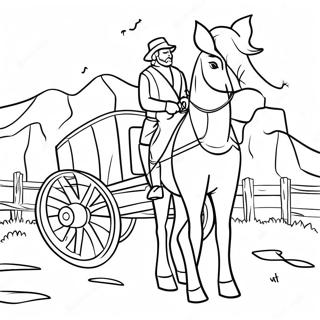 Pioneer Coloring Page 25525-23310