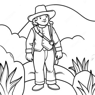 Pioneer Coloring Page 25525-23311