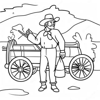 Pioneer Coloring Page 25525-23500